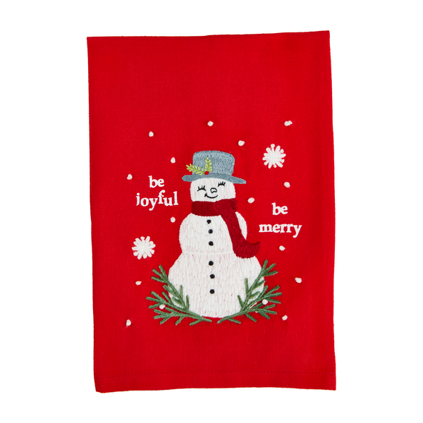 Classic Christmas Embroidered Towels Mud Pie-Mud pie-The Bugs Ear