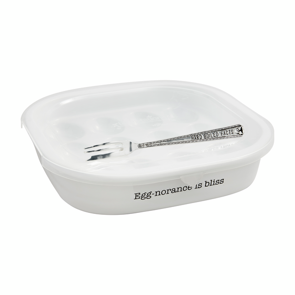 Deviled Egg Tray and Lod Set Mud Pie-Mud pie-The Bugs Ear