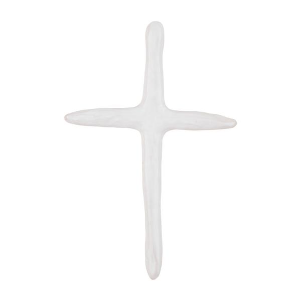 White Decroative Cross Mud Pie – The Bugs Ear