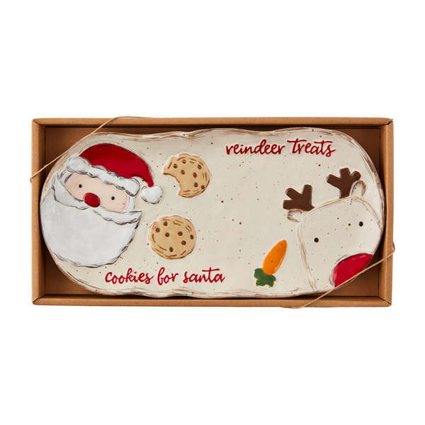 Santa & Reindeer Treats Platter Mud Pie