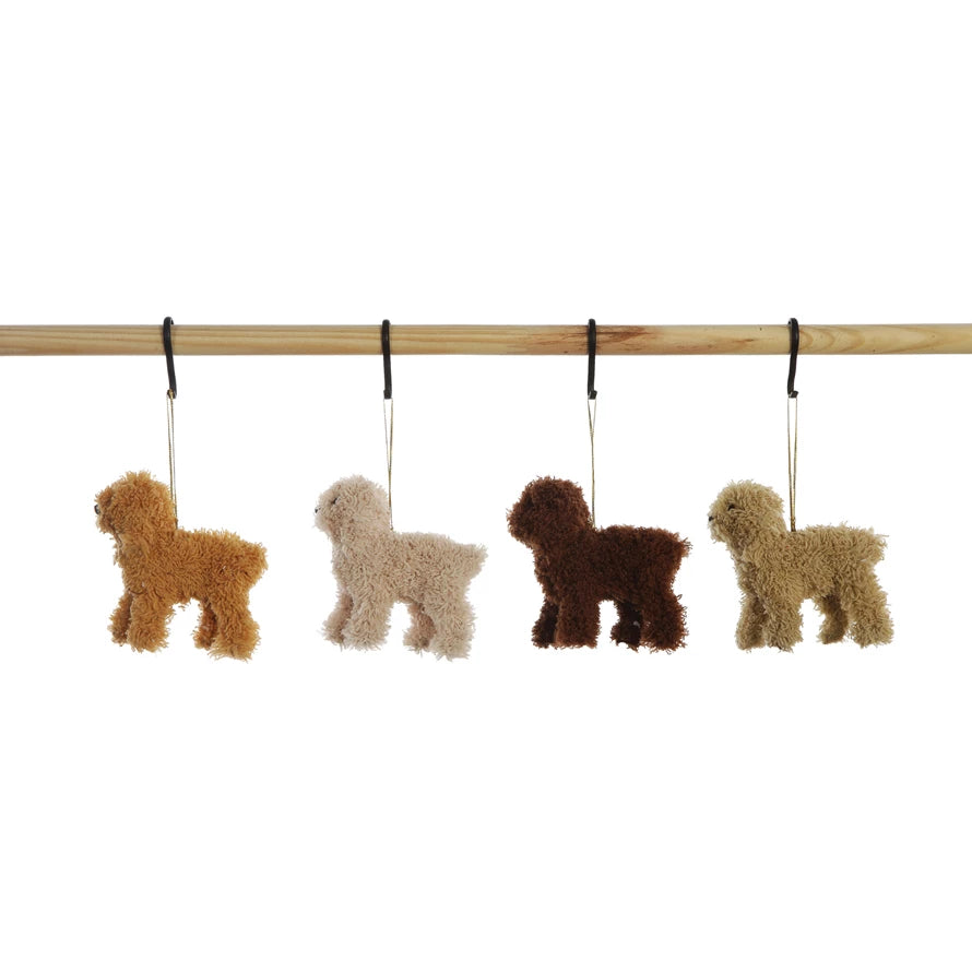 Furry Poodle Ornaments-Creative Co-op-The Bugs Ear