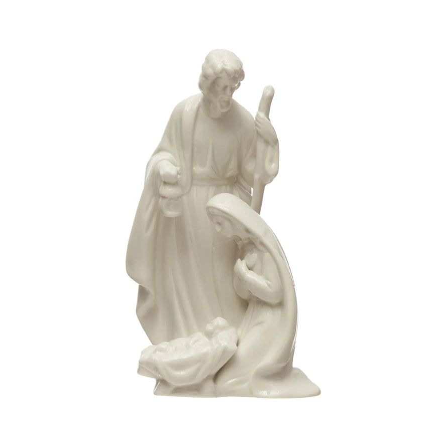 Stoneware Holy Family