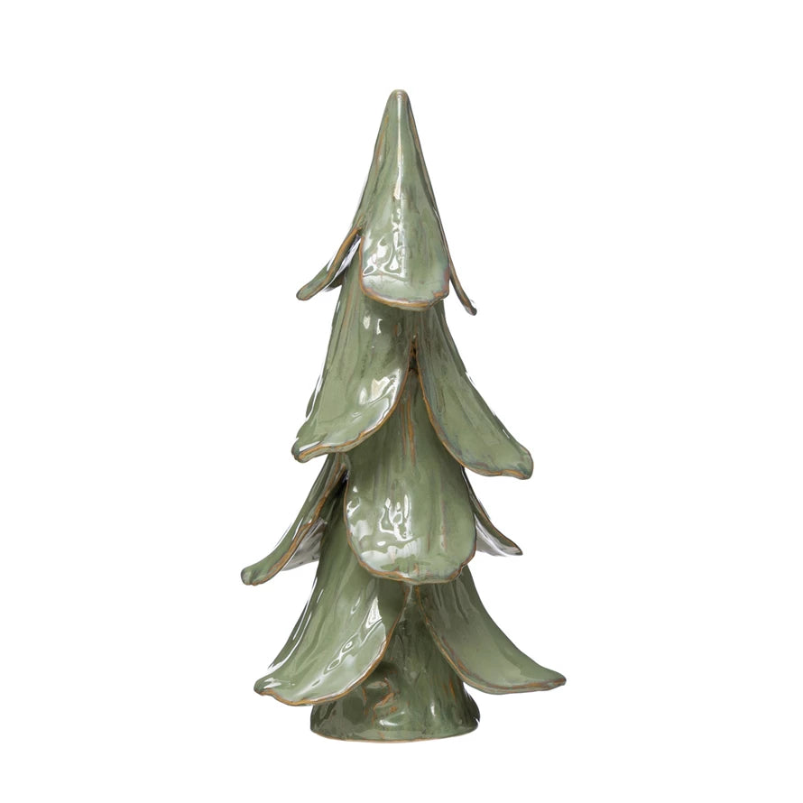 Round Handmade Stoneware Tree-Creative Co-op-The Bugs Ear