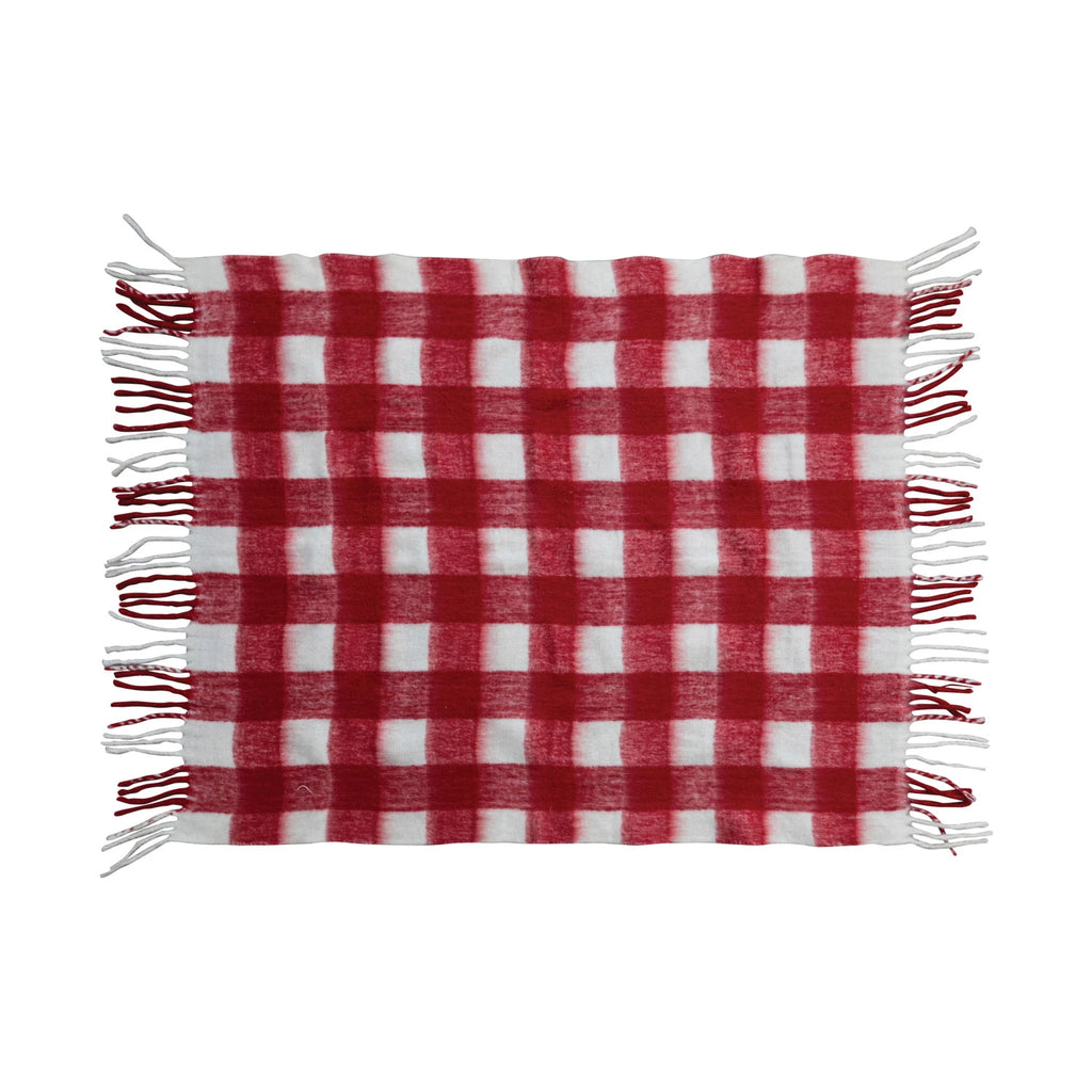 Woven Acrylic Throw with Fringe-Creative Co-op-The Bugs Ear