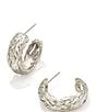 Kendra Scott Caprise Hoop Earrings in Silver-Kendra Scott-The Bugs Ear