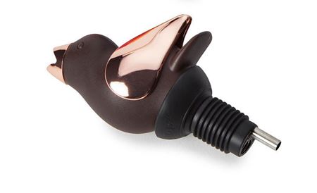 ChirpyTop Wine Pourer Brown/Copper-GurglePot-The Bugs Ear