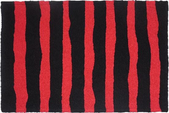 Jellybean Rug Red and Black-Jellybean-The Bugs Ear