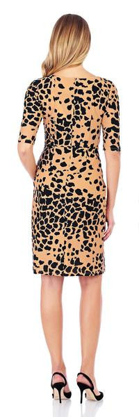 Jude Connally Monique Dress in Classic Leopard Camel-Jude Connally-The Bugs Ear
