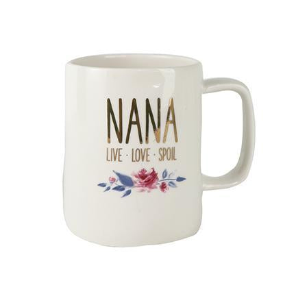 Ceramic Mug Organic Nana Live Love-Mary Square-The Bugs Ear