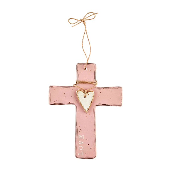 Love Stoneware Cross Mud Pie – The Bugs Ear