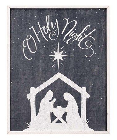 Glory Haus Oh Holy Night Nativity Board-Glory Haus-The Bugs Ear