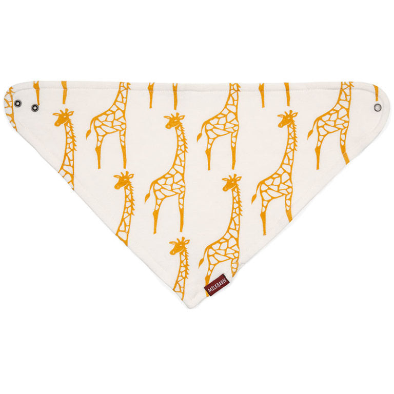 Milkbarn Kerchief Bib Yellow Giraffe-Milkbarn-The Bugs Ear