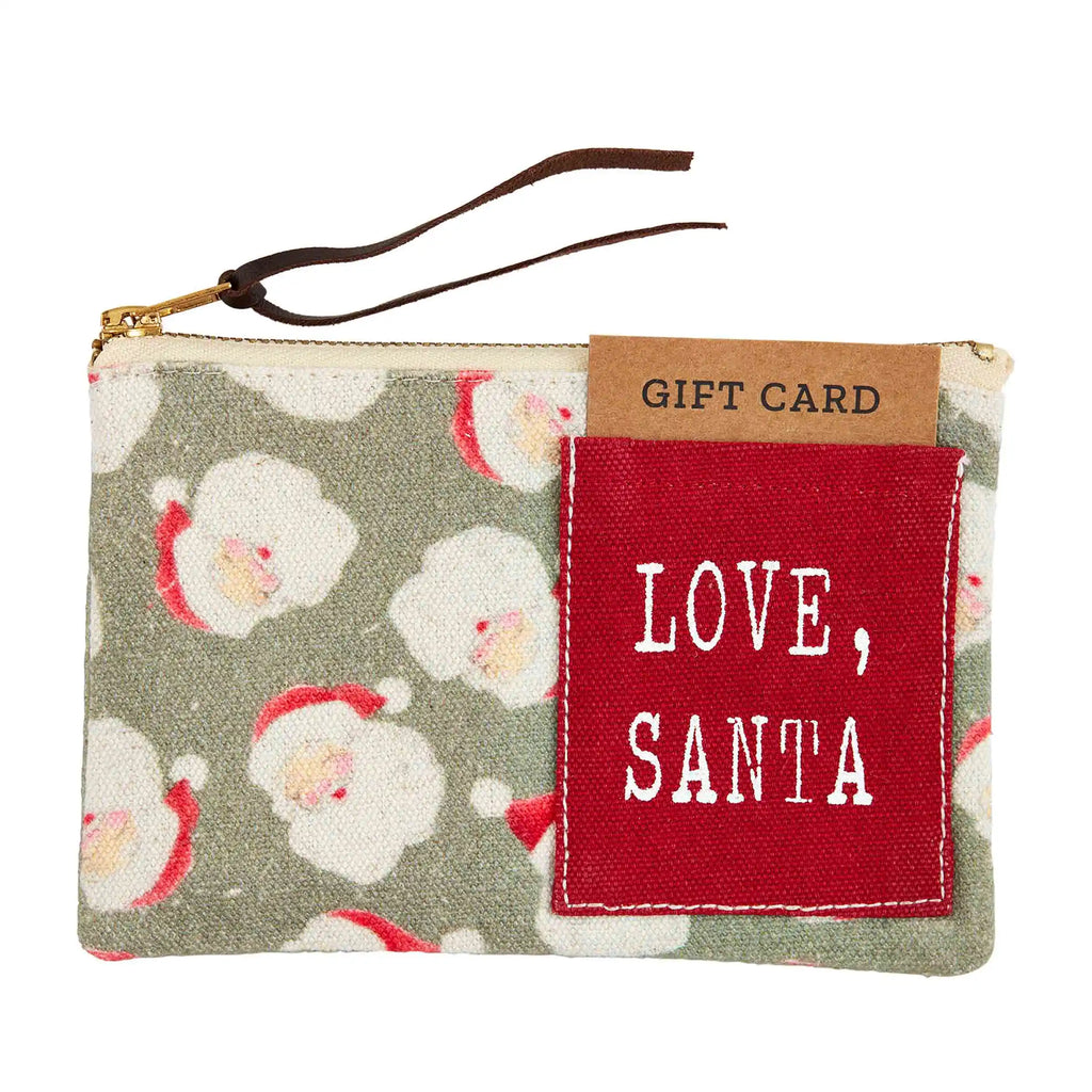 Christmas Print Gift Pouch Mud Pie-Mud pie-The Bugs Ear