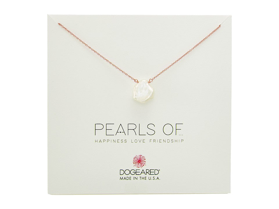 Dogeared Pearls Of Large Keshi Pearl Rose Gold-Dogeared-The Bugs Ear