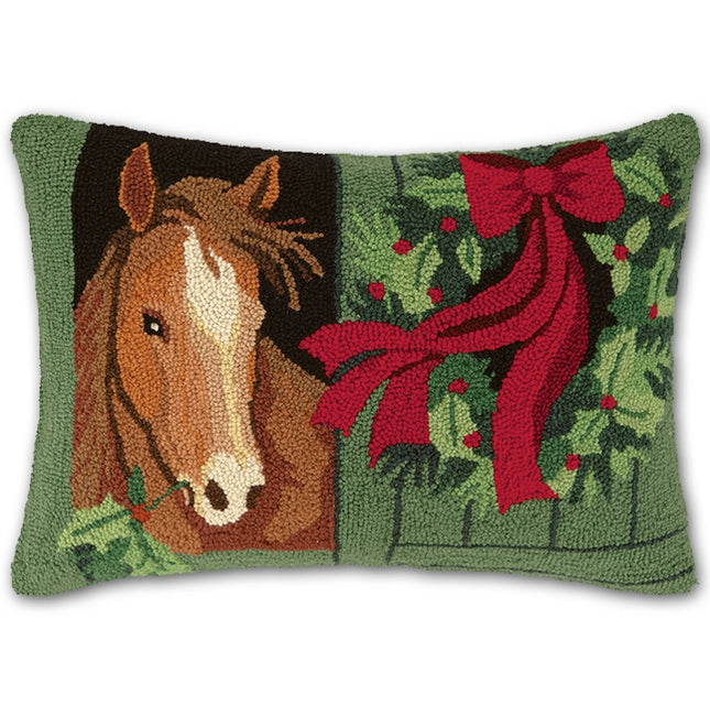 Christmas Chestnut Horse Hook Pillow-Peking Handicraft-The Bugs Ear