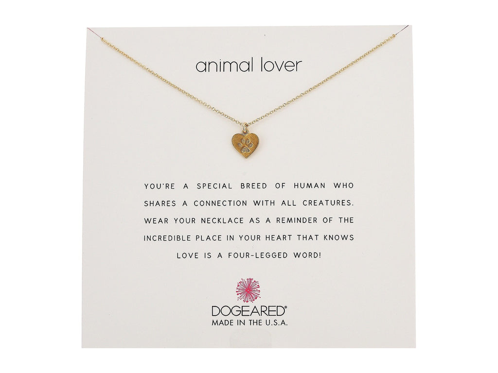 Dogeared Animal Lover Necklace in Gold-Dogeared-The Bugs Ear