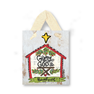 Glory To God Ornament-Baxter and Me-The Bugs Ear