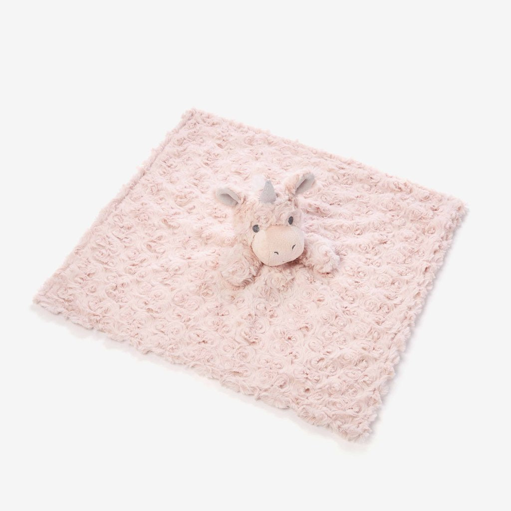 Pink Swirl Unicorn Baby Security Blanket-Elegant Baby-The Bugs Ear