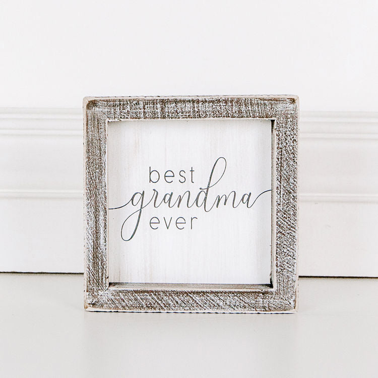 Best Grandma Ever Framed sign-Adams & Co.-The Bugs Ear