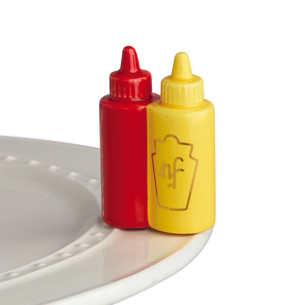 Nora Fleming Main Squeeze Ketchup and Mustard Mini-Nora Fleming-The Bugs Ear