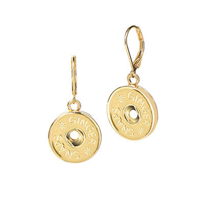 Ginger Snaps Leverback Earrings in Gold – The Bugs Ear