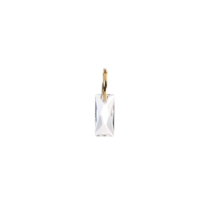 Benny and Ezra Tiny Baguette Pendant Crystal Clear-Benny and Ezra-The Bugs Ear