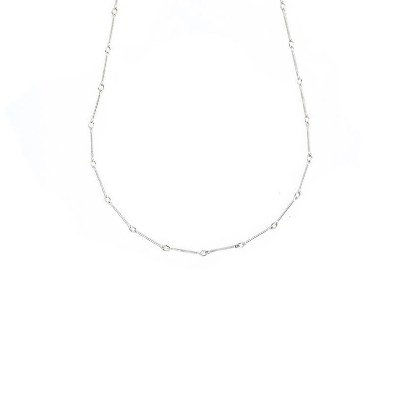 Benny and Ezra 16"-18" Bar Chain in Antique White-Benny and Ezra-The Bugs Ear