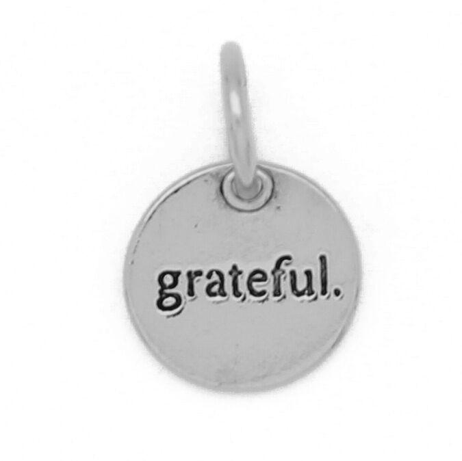 Benny and Ezra Small Silver Circle Pendant Grateful-Benny and Ezra-The Bugs Ear