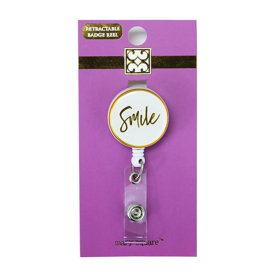 Smile Badge Reel-Mary Square-The Bugs Ear