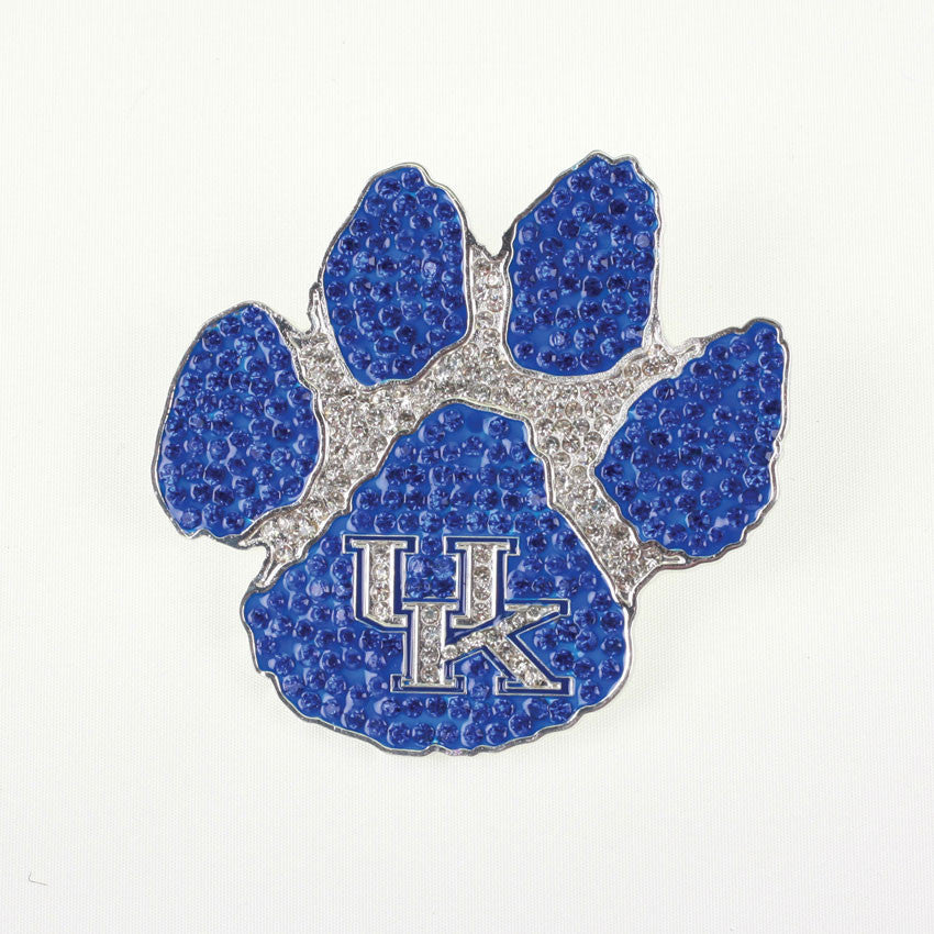 Kentucky Wildcats Paw Crystal Logo Pin-Seasons Jewelry-The Bugs Ear