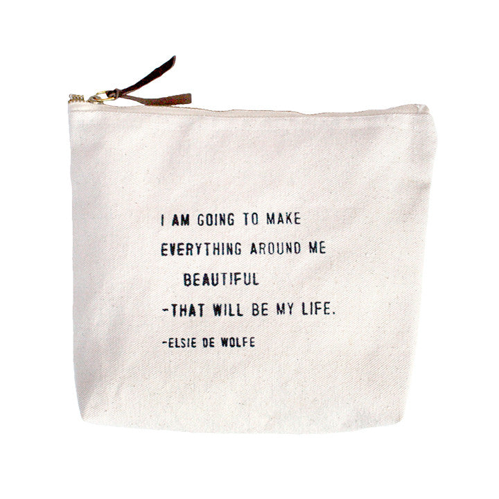 I Am Going To Make Everything Around Me Beautiful Canvas Bag-Sugarboo Designs-The Bugs Ear