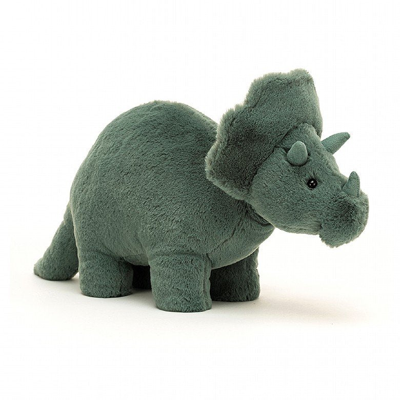 Jellycat Fossilly Triceratops-Jellycat-The Bugs Ear