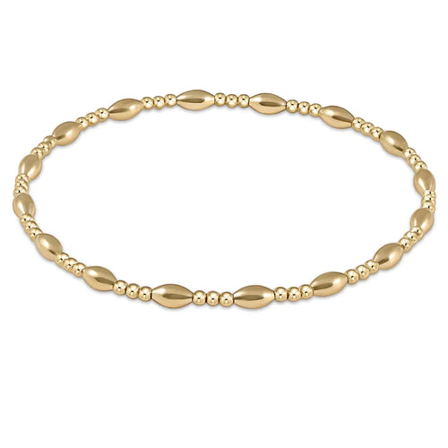 Enewton Harmony Sincerity Pattern 2mm Bead Bracelet Gold-Enewton-The Bugs Ear