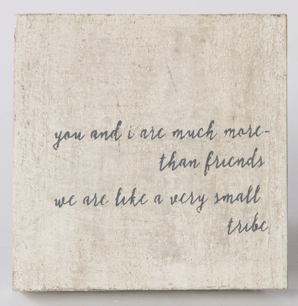 Much More Than Friends Wood Block-Face to Face Designs-The Bugs Ear