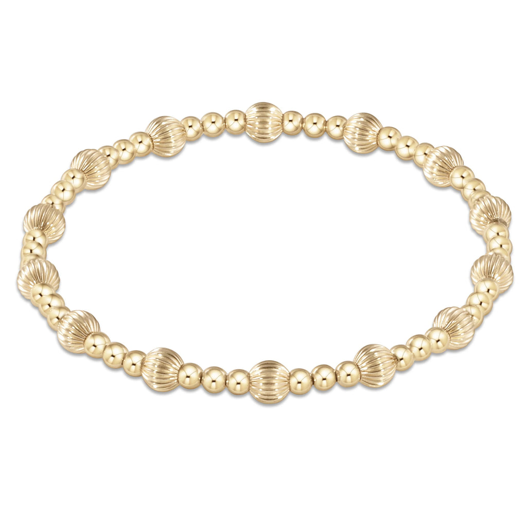 Enewton Dignity Sincerity Pattern 5mm Bead Bracelet - Gold-Enewton-The Bugs Ear