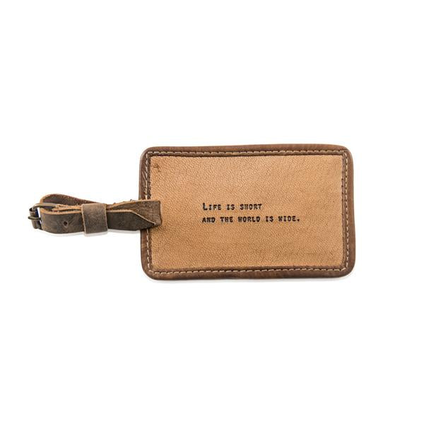 Leather Luggage Tag-Sugarboo Designs-The Bugs Ear