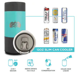 Non-Tipping Slim Can Coolers-Toadfish-The Bugs Ear