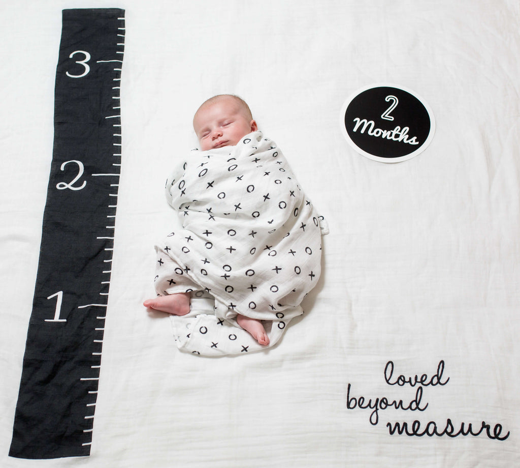 Baby's First Year Blanket and Card Set Loved Beyond Measure-Lulujo Baby-The Bugs Ear