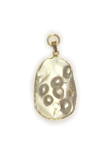 Benny and Ezra Mother of Pearl Pendant – The Bugs Ear