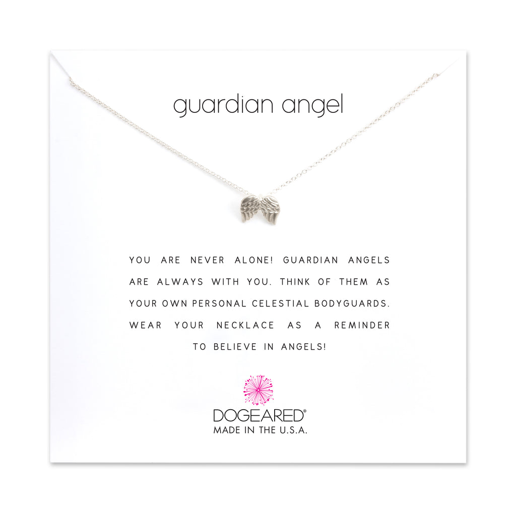 Dogeared Guardian Angel Necklace in Silver-Dogeared-The Bugs Ear