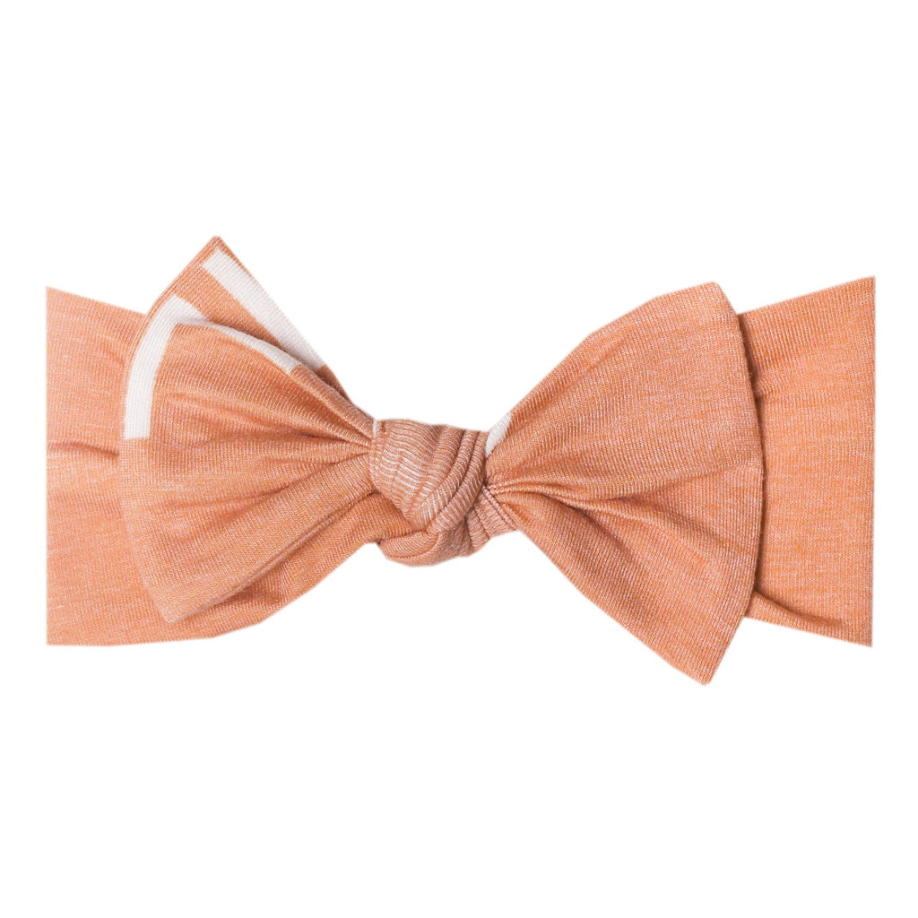 Copper Pearl Mesa Knit Headband Bow-Copper Pearl-The Bugs Ear