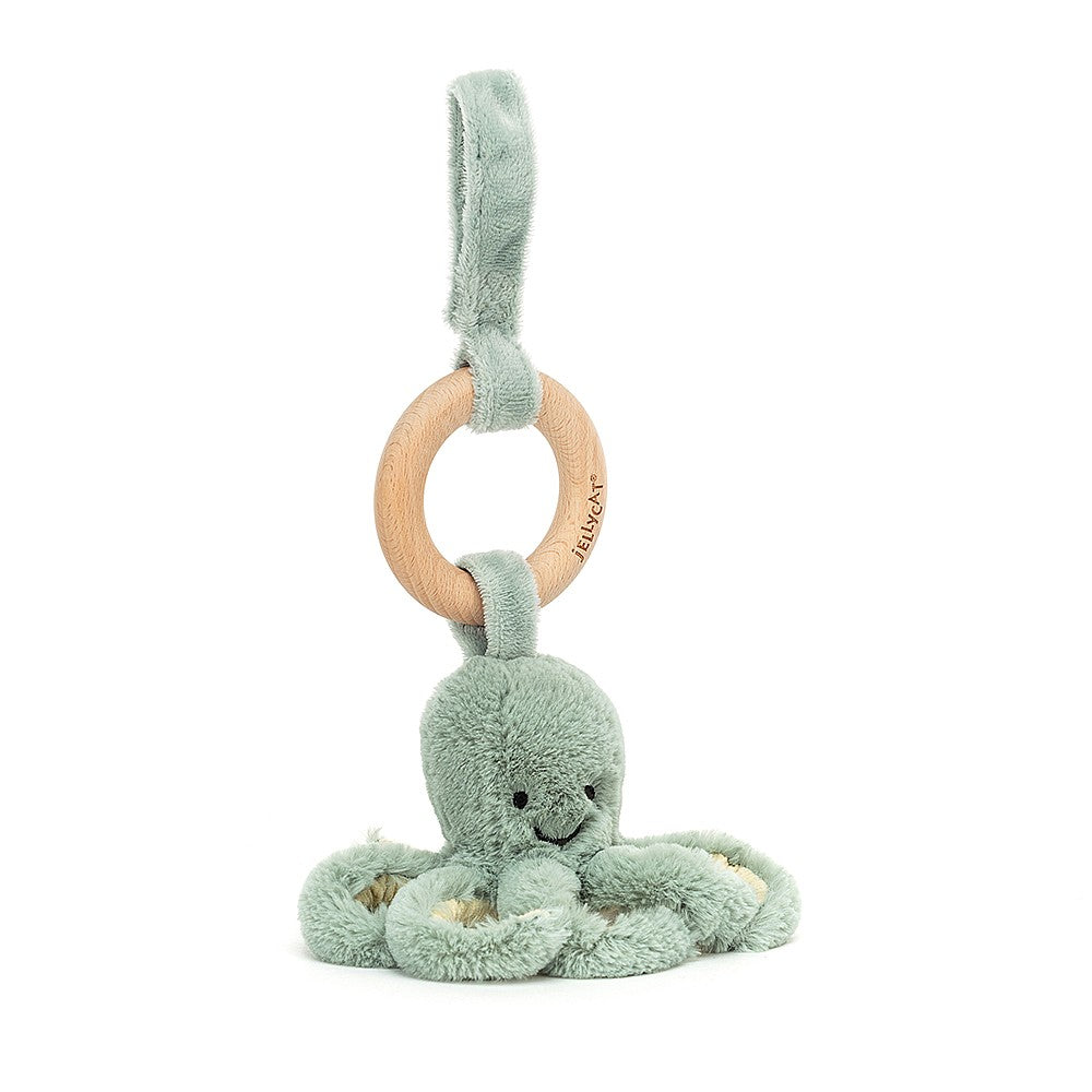 Jellycat Odyssey Octopus Wooden Ring Toy-Jellycat-The Bugs Ear