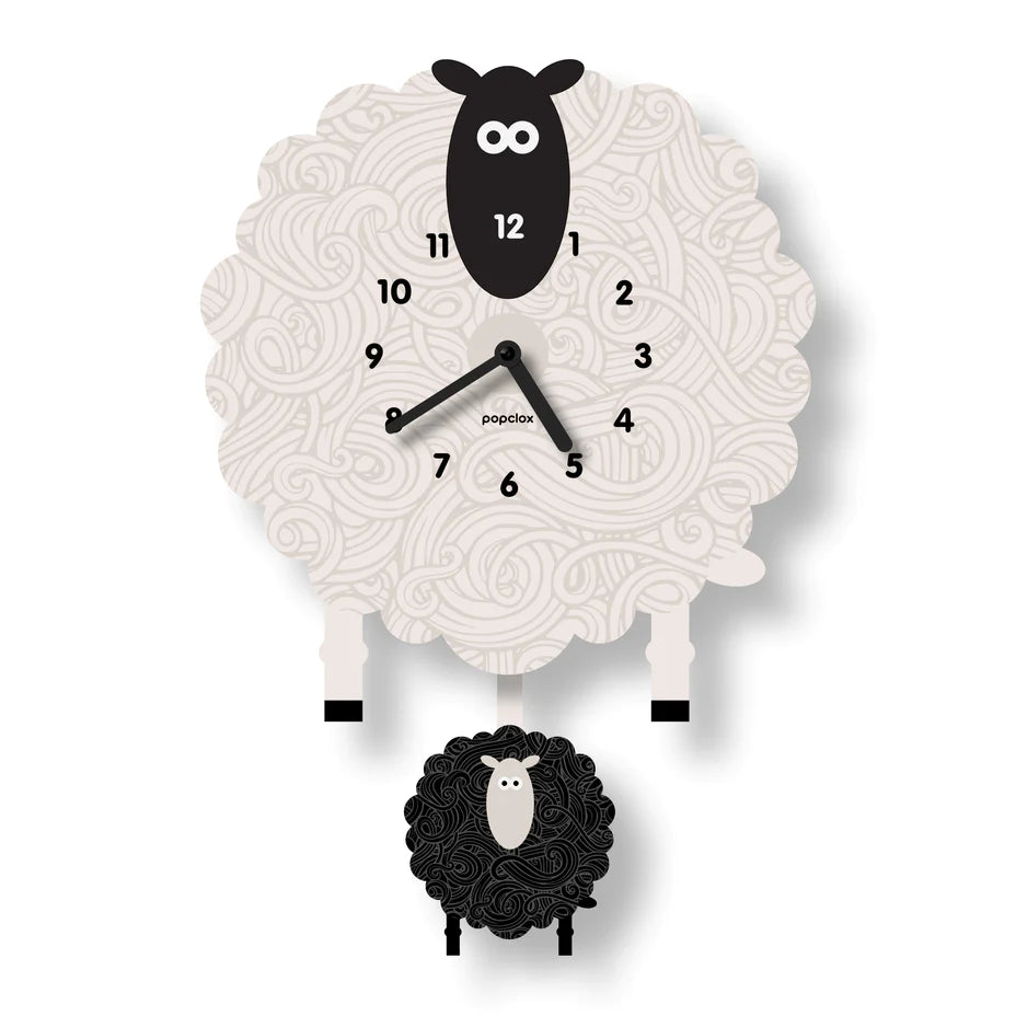 Sheep Pendulum Clock-Popclox-The Bugs Ear