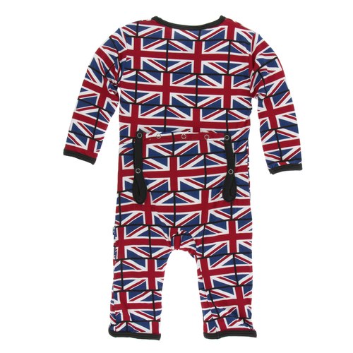 KicKee Pants London Coverall with Zipper in Union Jack-KicKee Pants-The Bugs Ear