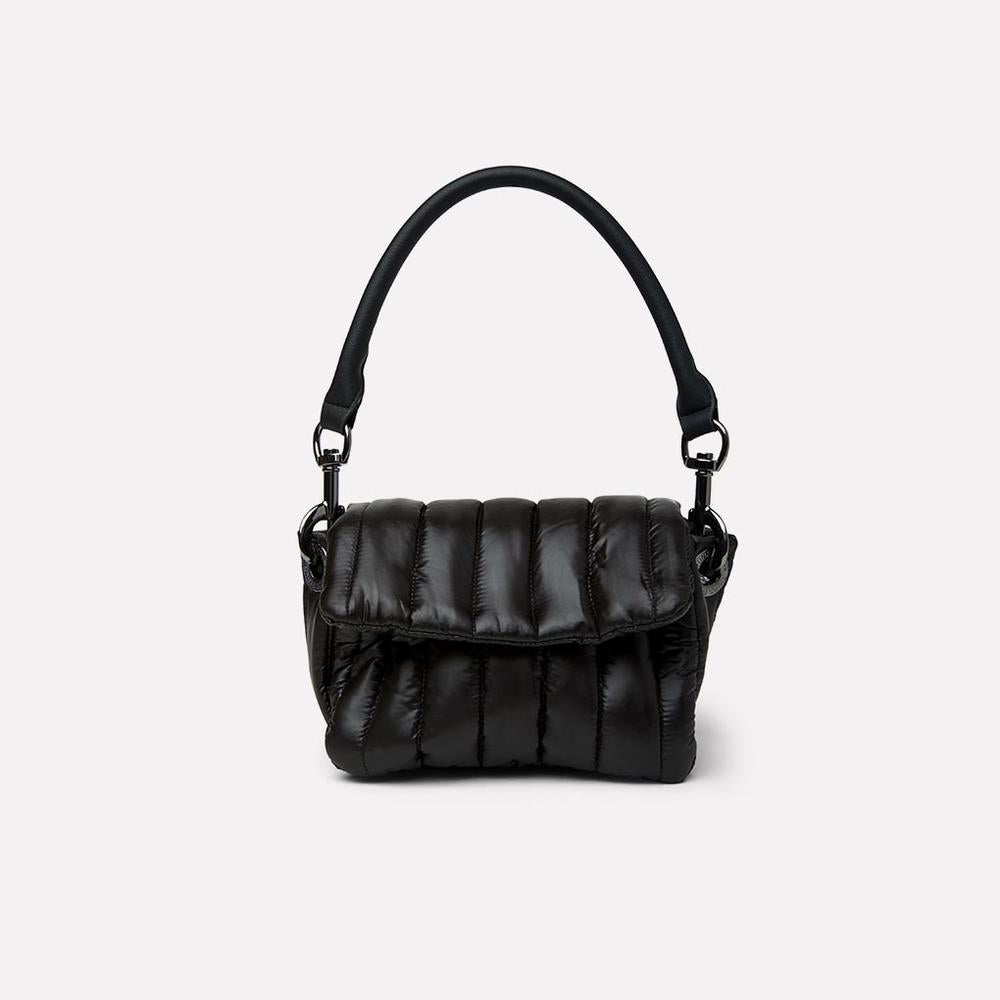Think Royln Petite Bar Bag in Shiny Black-Think Royln-The Bugs Ear