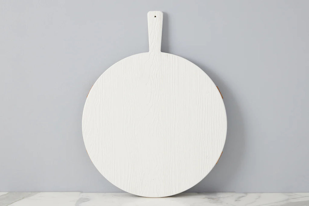 White Round Elevated Charcuterie Board Medium-Etu Home-The Bugs Ear