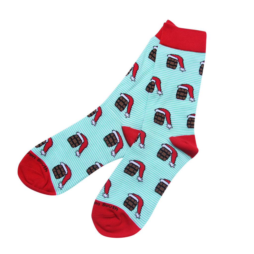 Santa Bourbon Socks-Barrel Down South-The Bugs Ear