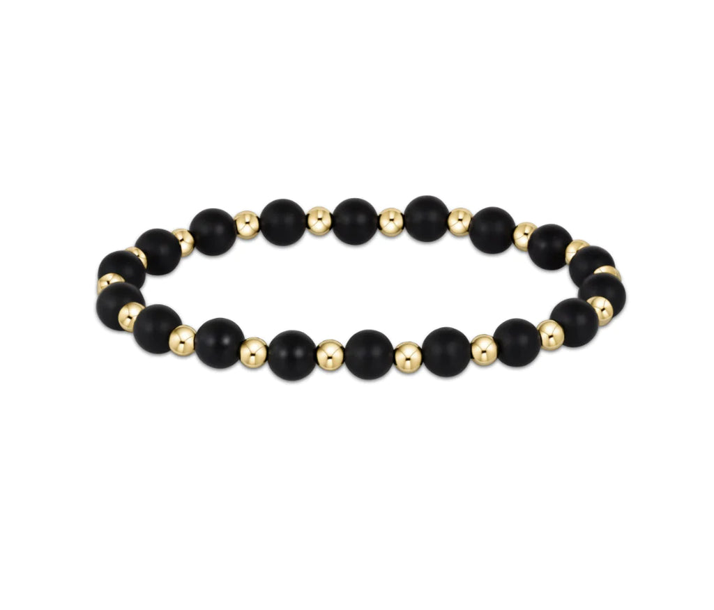 Enewton Grateful Pattern 6mm Bead Bracelet Matte Onyx-Enewton-The Bugs Ear