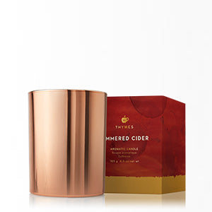 Thymes Simmered Cider Glass Candle-Thymes Frasier Fir-The Bugs Ear