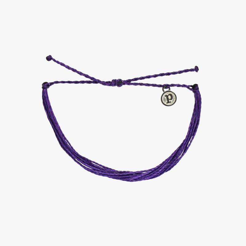 Pura Vida Bright Solid Bracelet in Purple-The Bug's Ear-The Bugs Ear